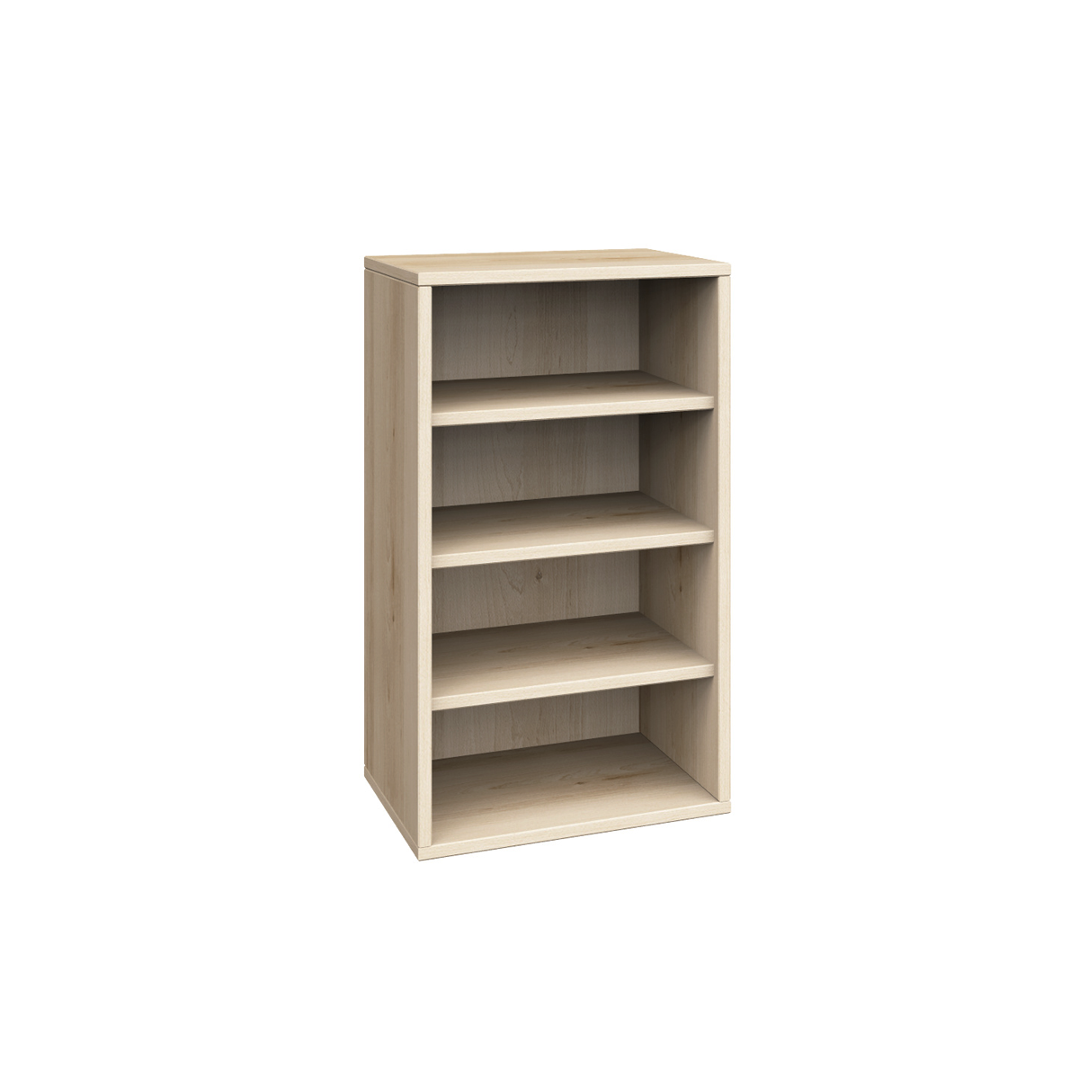 Schrank, 4 offene Fächer, B45xH80xT40 cm