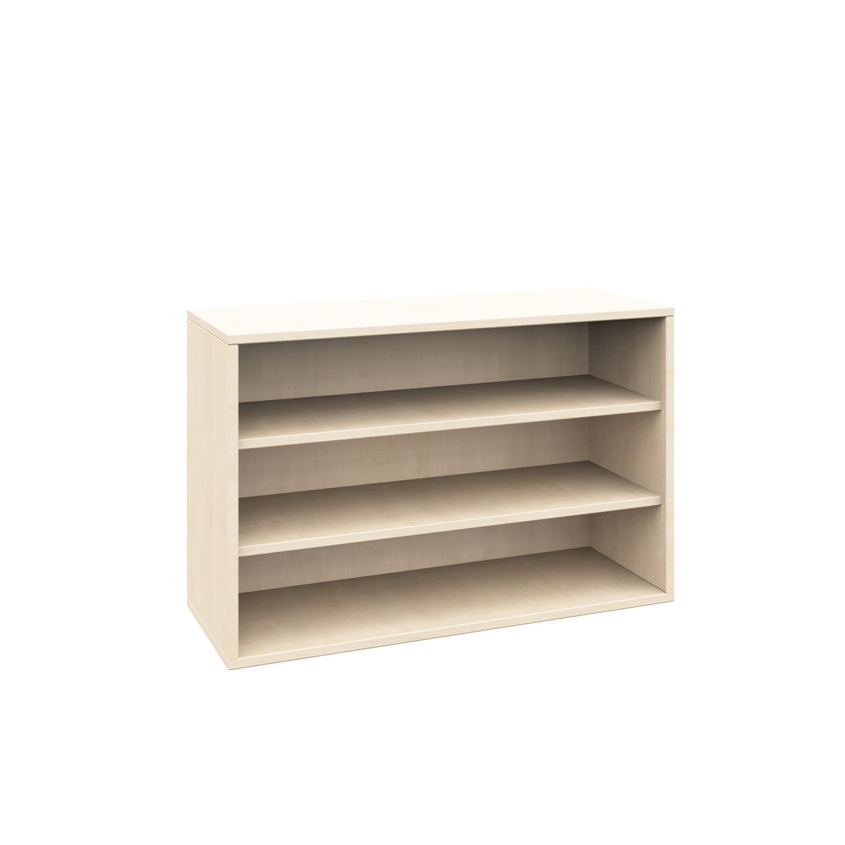 Schrank, 3 offene Fächer, B90xH60xT40 cm