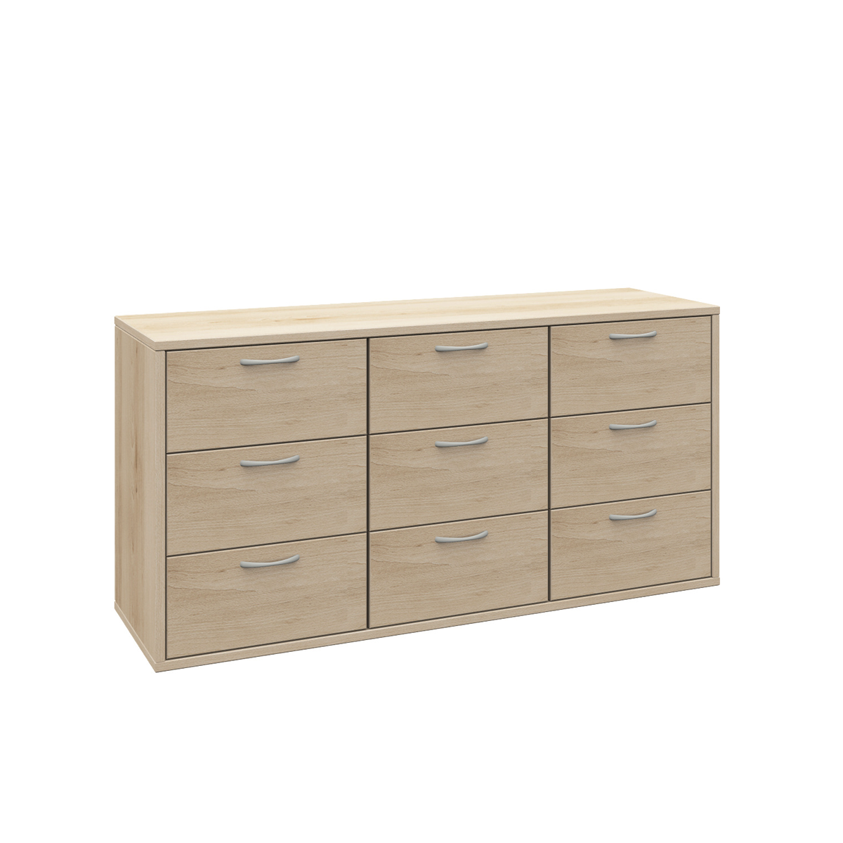 Schrank, 9 Schubkästen, B120xH60xT40 cm