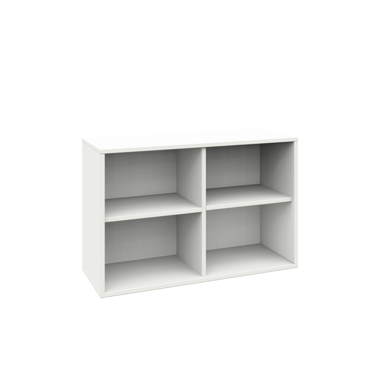 Schrank, 4 offene Fächer, B90xH60XT40 cm