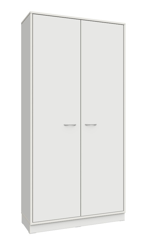 Schrank, 2 Türen, B90 x H180 x T40 cm