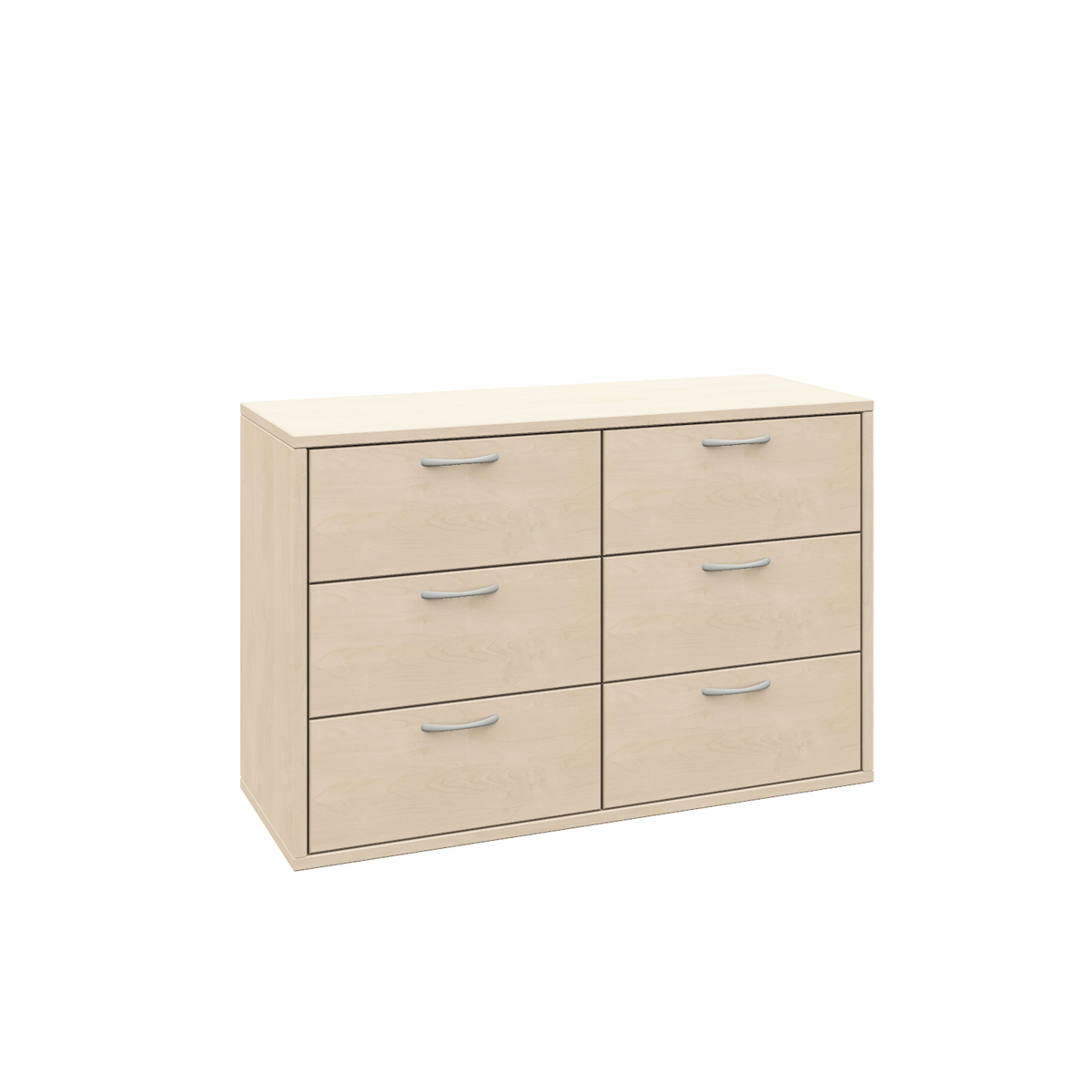 Schrank, 6 Schubkästen, B90xH60xT40 cm