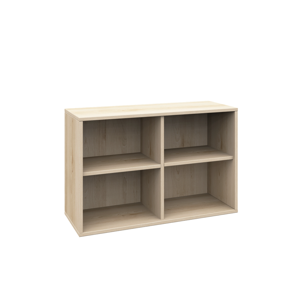 Schrank, 4 offene Fächer, B90xH60XT40 cm