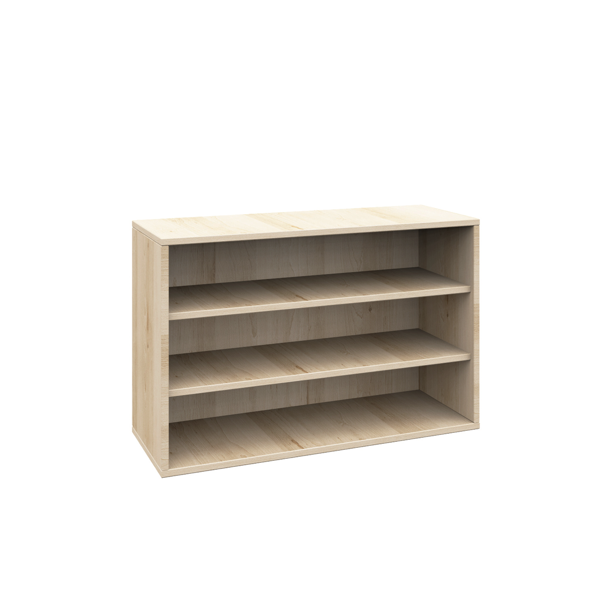 Schrank, 3 offene Fächer, B90xH60xT40 cm
