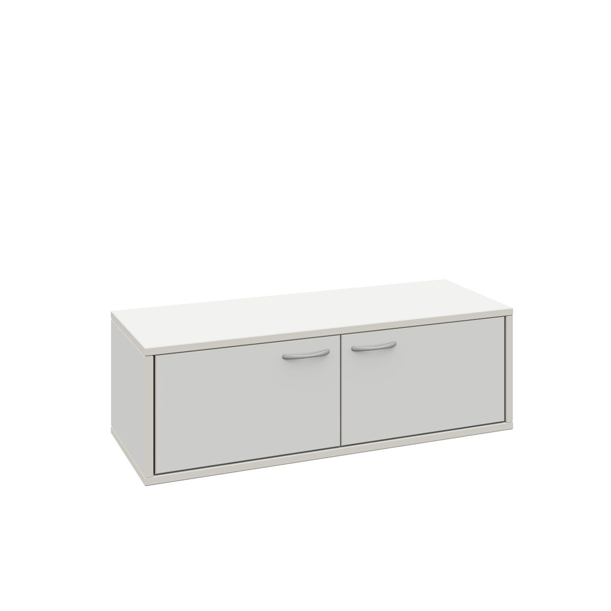 Schrank, 2 Türen, B90xH30xT40 cm