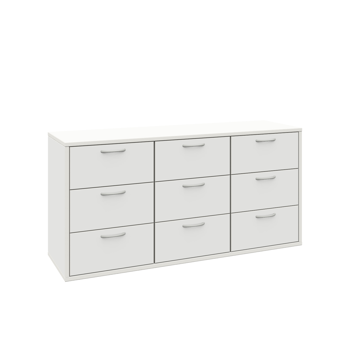 Schrank, 9 Schubkästen, B120xH60xT40 cm