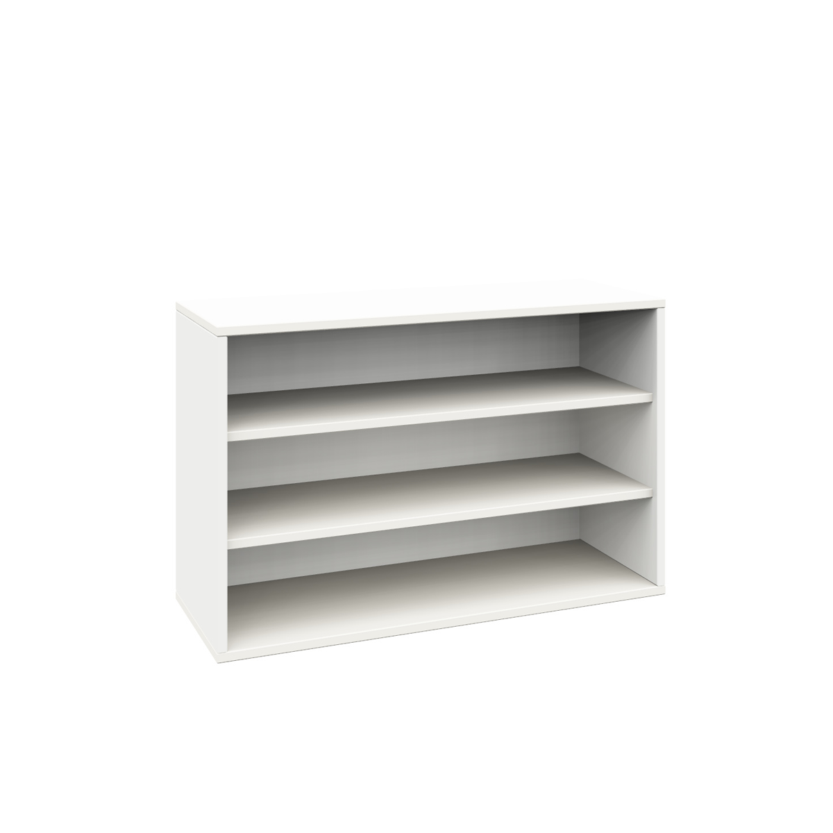 Schrank, 3 offene Fächer, B90xH60xT40 cm