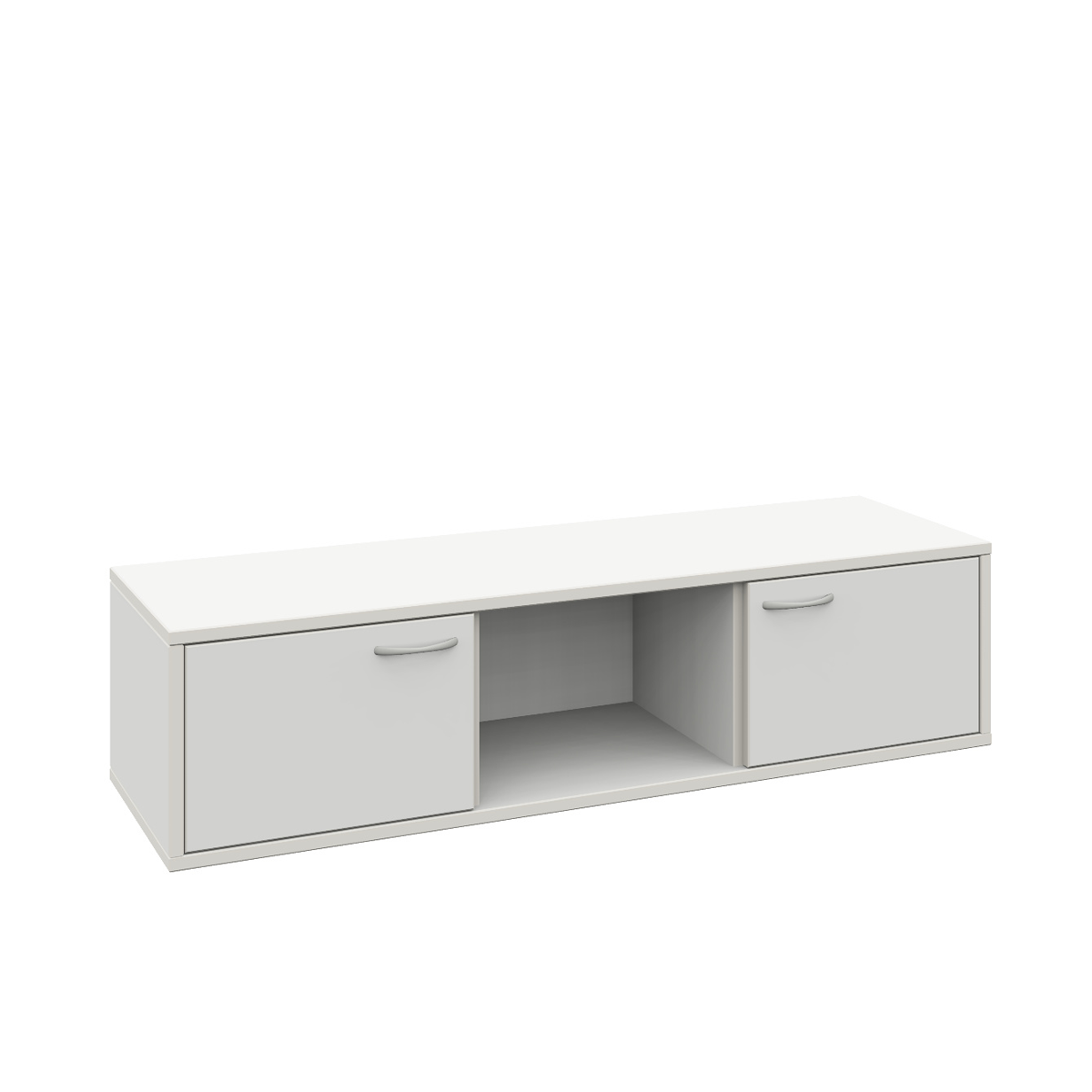 Schrank, 2 Türen, B120xH30xT40 cm