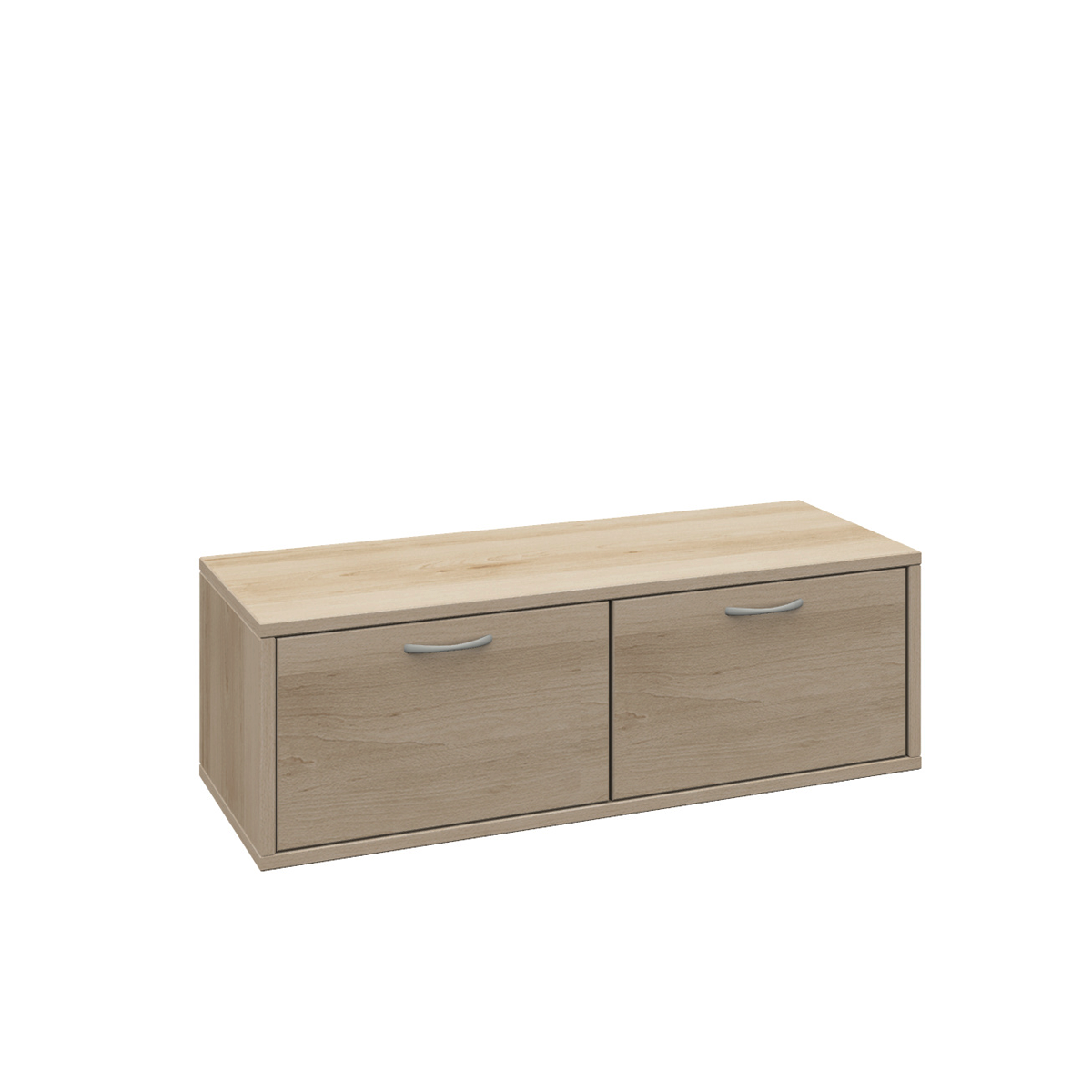 Schrank, 2 Schubkästen, B90xH30xT40 cm