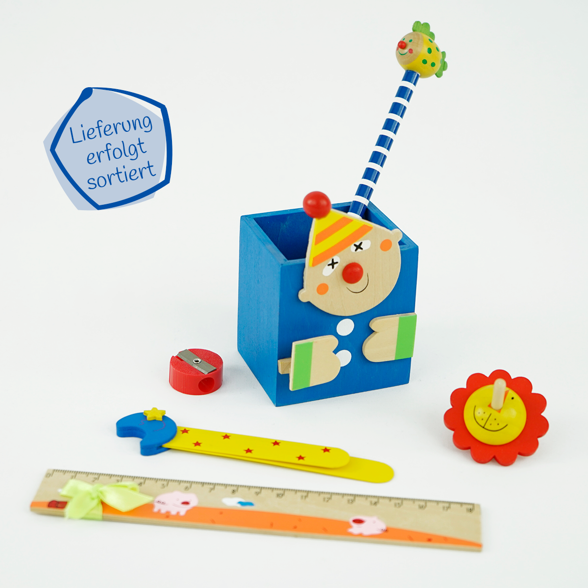 Set 2 für Schultüten, 6-teilig