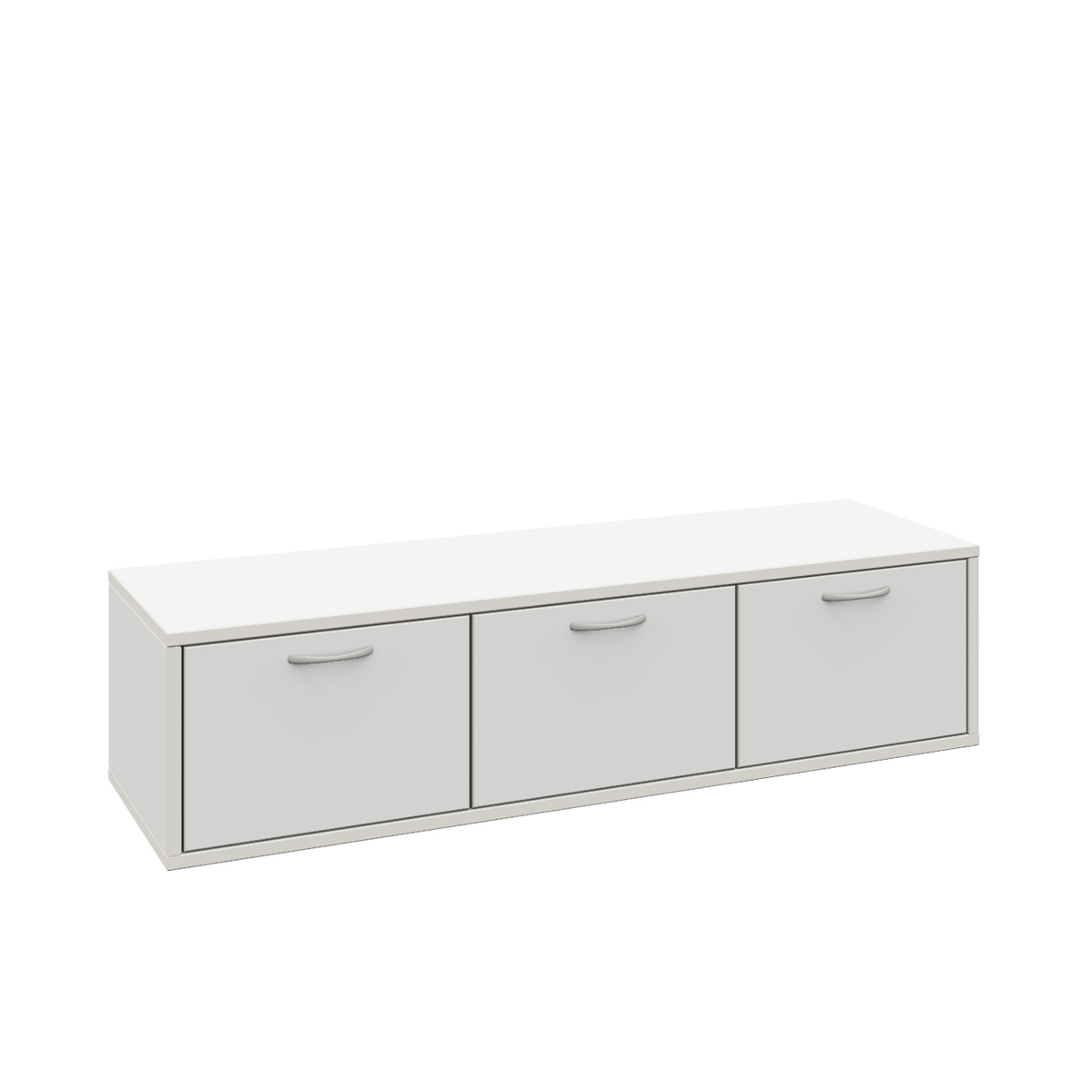 Schrank, 3 Schubkästen, B120xH30xT40 cm