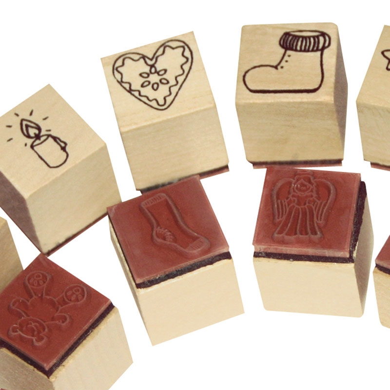 Ministempel "Weihnachten", 17-teilig