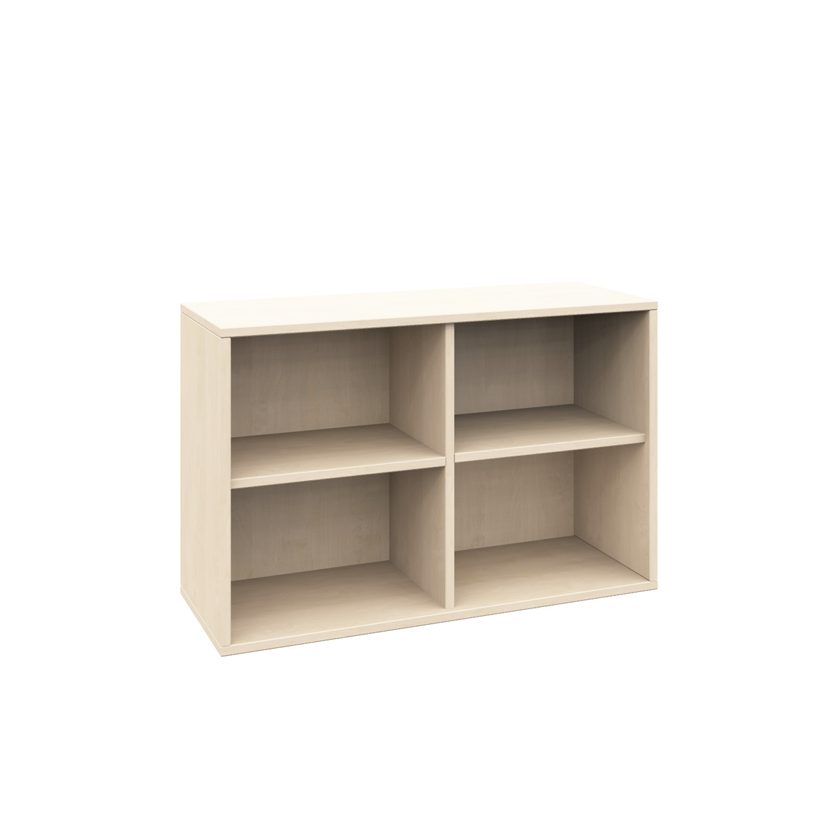 Schrank, 4 offene Fächer, B90xH60XT40 cm
