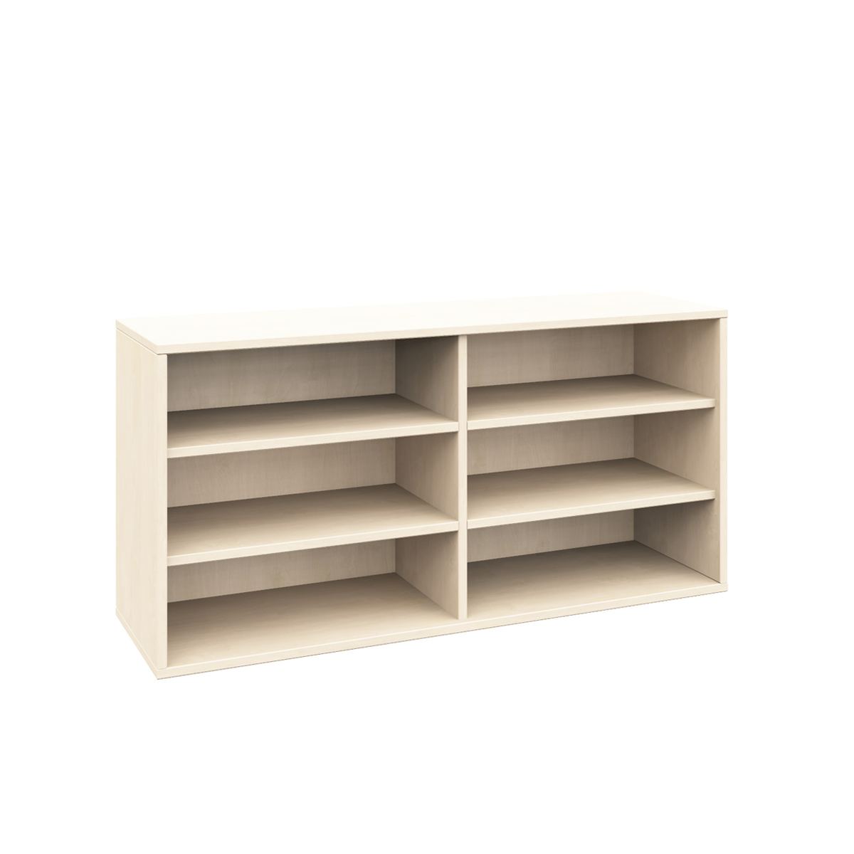 Schrank, 6 offene Fächer, B120xH60xT40 cm