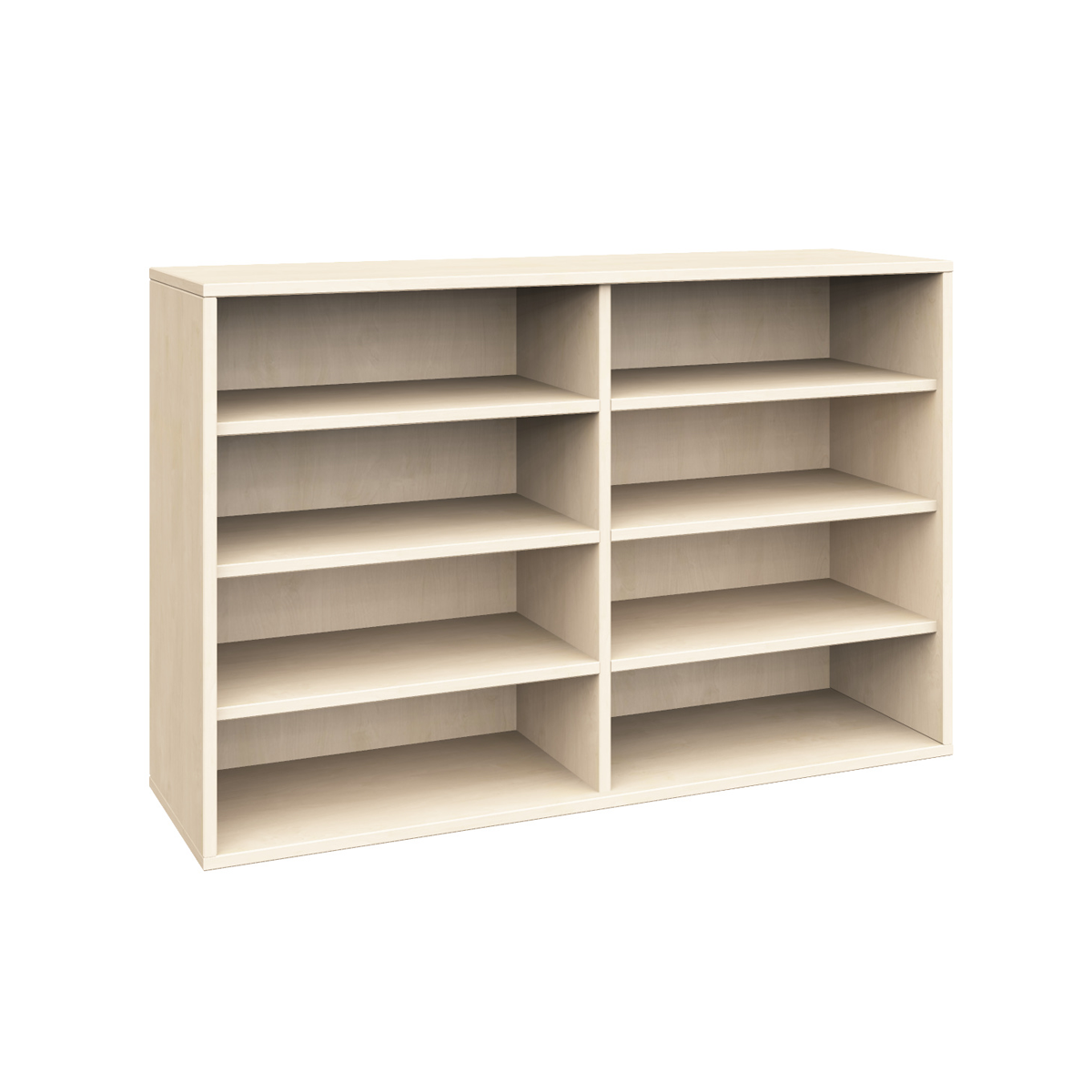 Schrank, 8 offene Fächer, B120xH80xT40 cm
