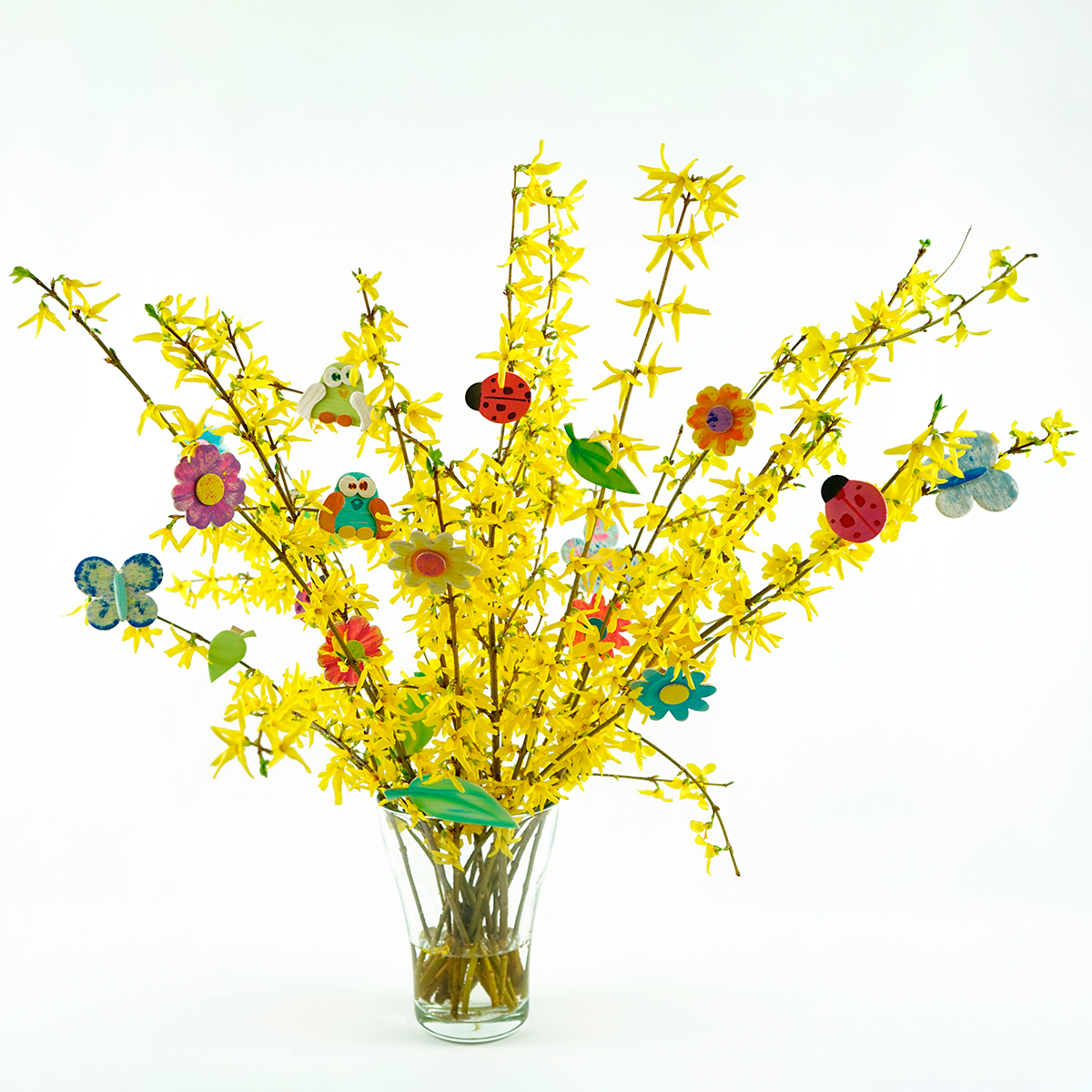 Frühlingsstrauß zum Selbstgestalten, 74-teilig