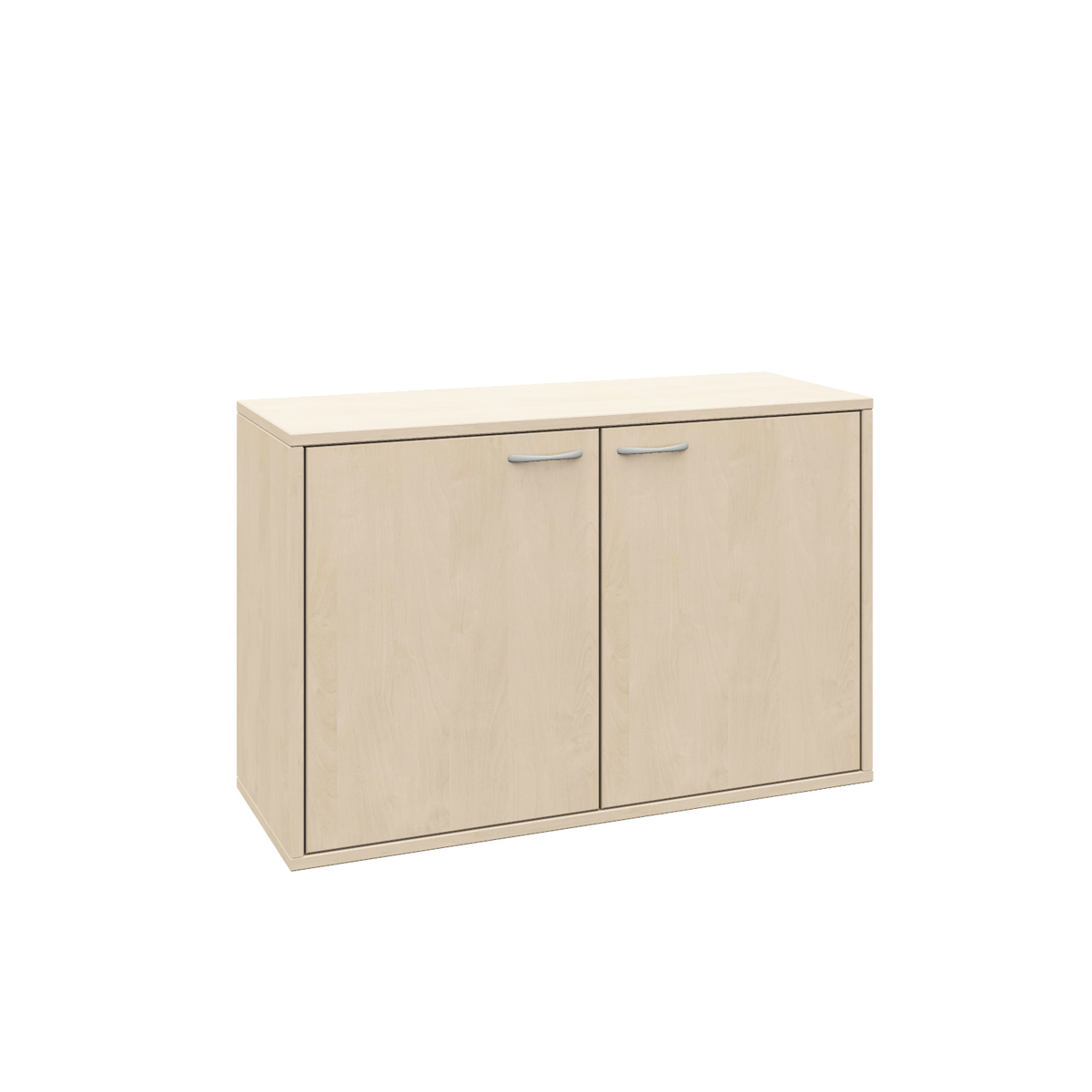 Schrank, 2 Türen, Mittelwand und je 1 Einlegeboden, B90xH60xT40 cm