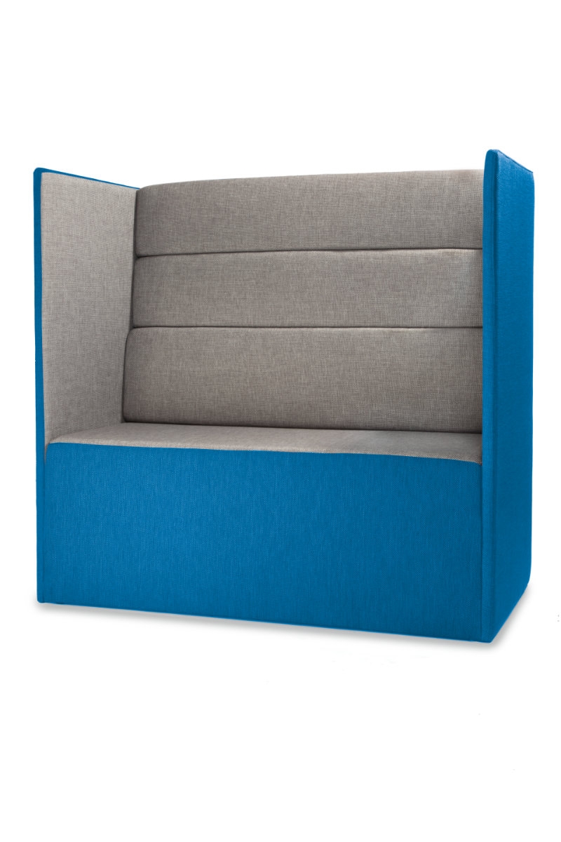 Akustik-Hochlehner Sofa, Sitzhöhe 46 cm